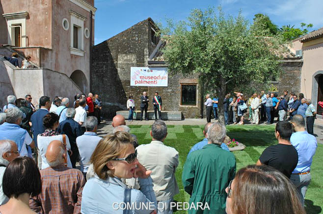 L'inaugurazione del Museo "Due Palmenti" - Immagine tratta dal sito internet del Comune di Pedara