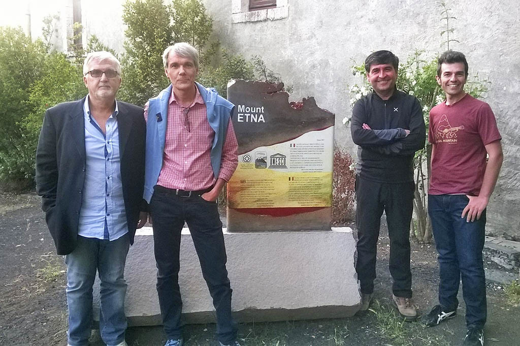 Simone Genovese e Stefano Pannucci insieme a Salvo Caffo e Gaetano Perricone