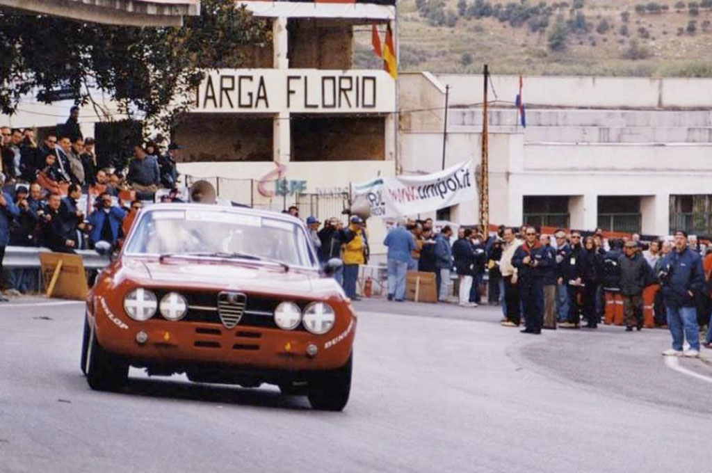 Una immagine storica della Targa Florio