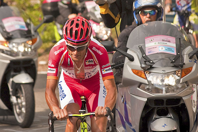 Michele Scarponi, vincitore del Giro d'Italia 2011 a tavolino - Foto Luca